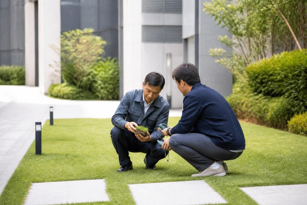 서울 중구 잔디 관리 이미지