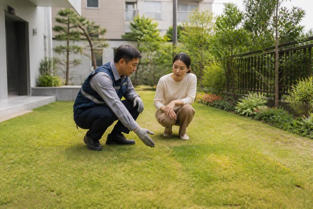 서울 동대문구 잔디 관리 이미지