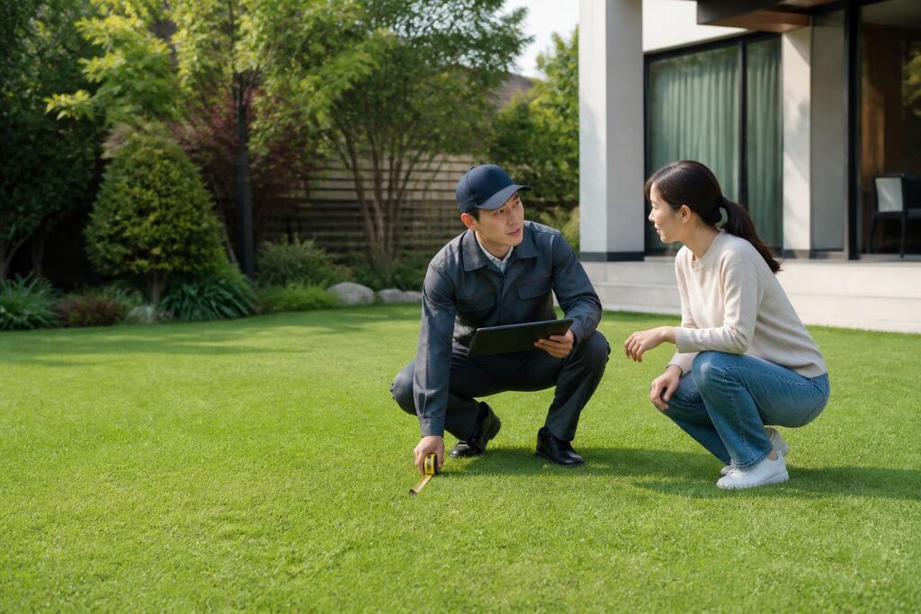 서울 송파구 잔디 관리 이미지