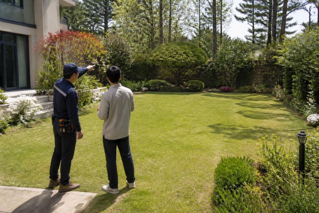 서울 성북구 잔디 깎기 작업 범위와 현장 조건 이미지