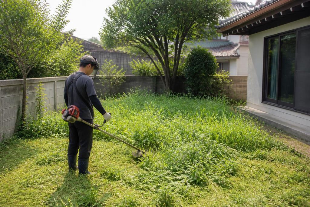 서울 도봉구 잔디 깎기 이미지