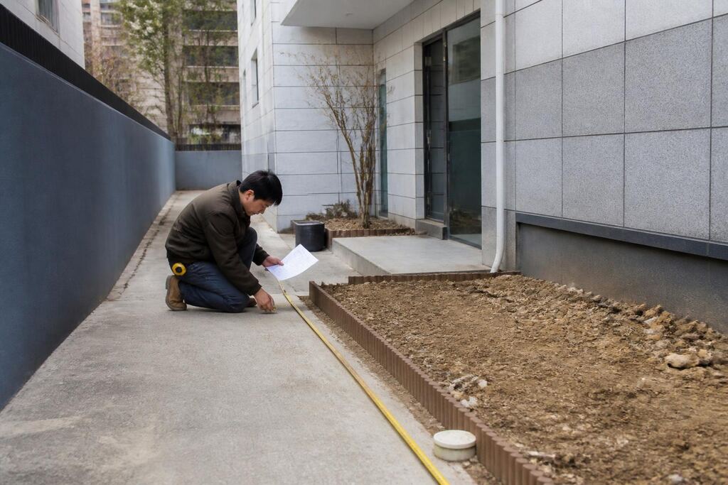 서울 동대문구 정원 조성공사 작업 범위와 현장 조건 이미지