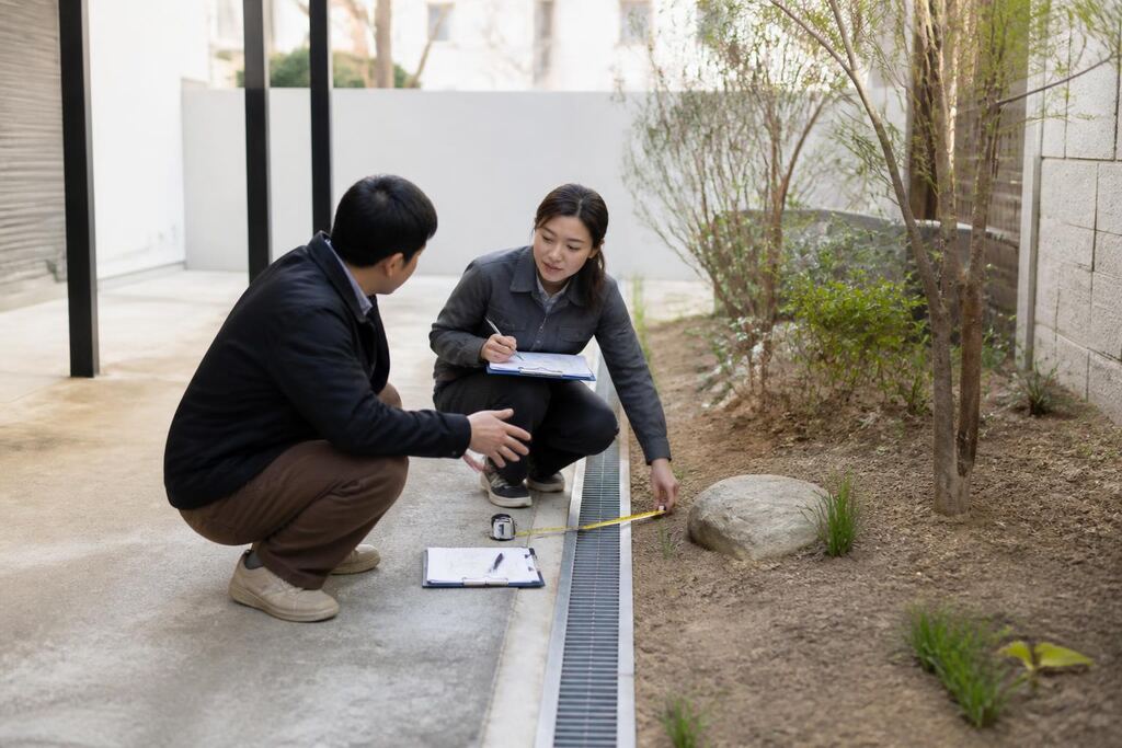 서울 노원구 정원 조성공사 작업 범위와 현장 조건 이미지