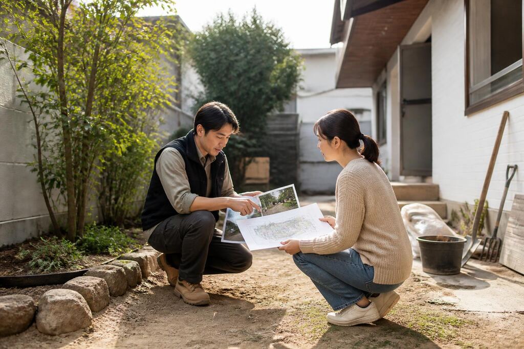 서울 양천구 정원 조성공사 이미지