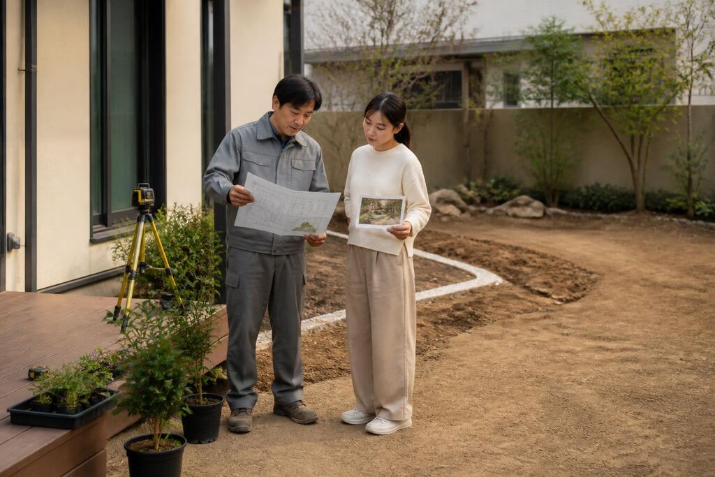 서울 강서구 정원 조성공사 이미지