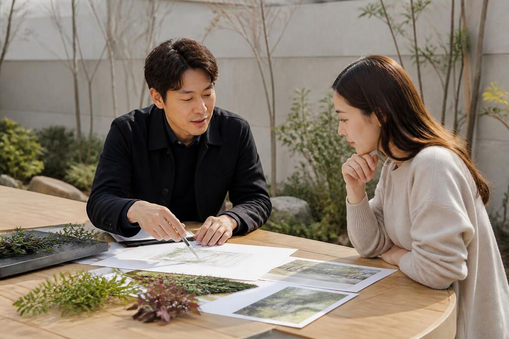 서울 성동구 조경 식재공사 작업 범위와 현장 조건 이미지