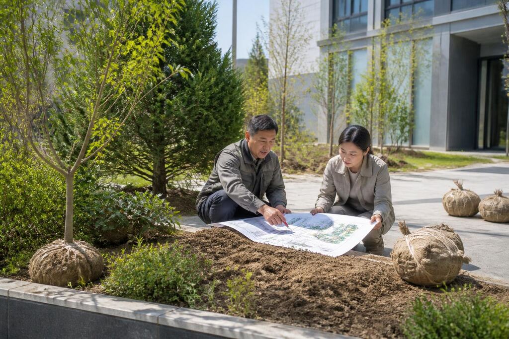 서울 동작구 조경 식재공사 이미지