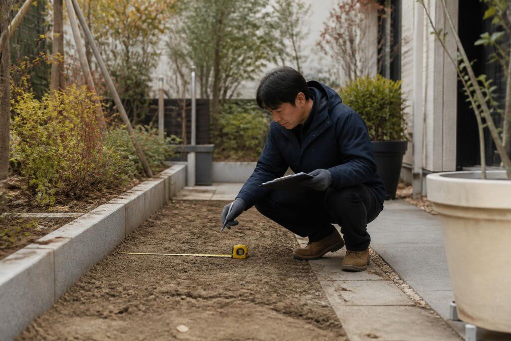 서울 관악구 조경 식재공사 작업 범위와 현장 조건 이미지