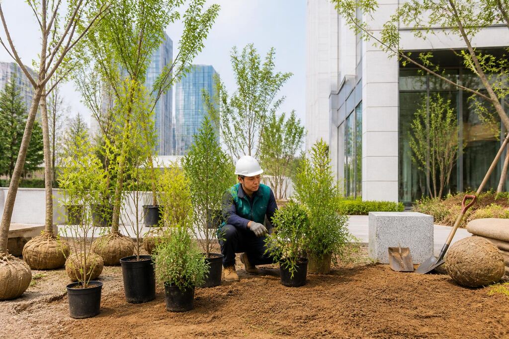 서울 송파구 조경 식재공사 이미지