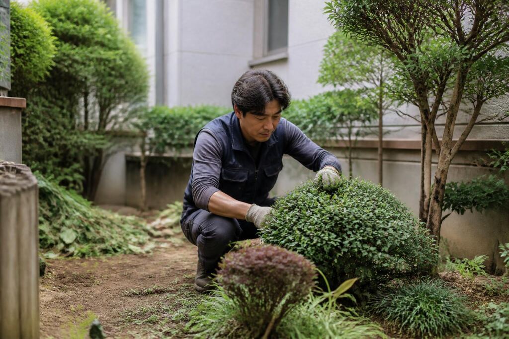 서울 동대문구 정원 정리·복구 이미지