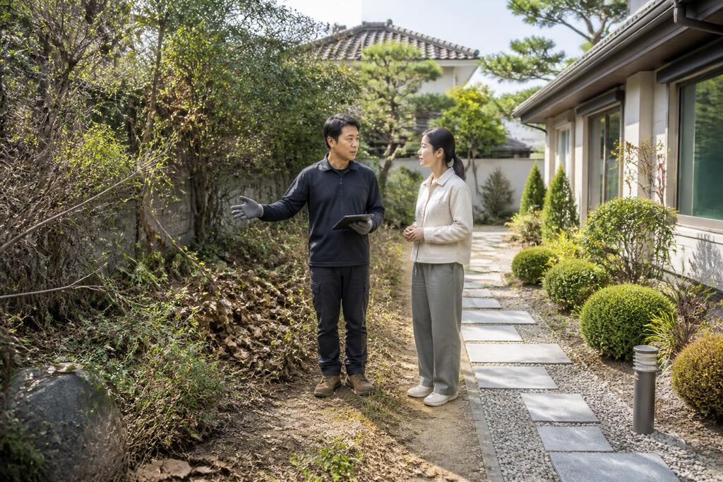 서울 강서구 정원 정리·복구 이미지