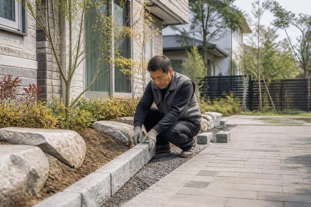 서울 용산구 조경석·경계석 시공 이미지