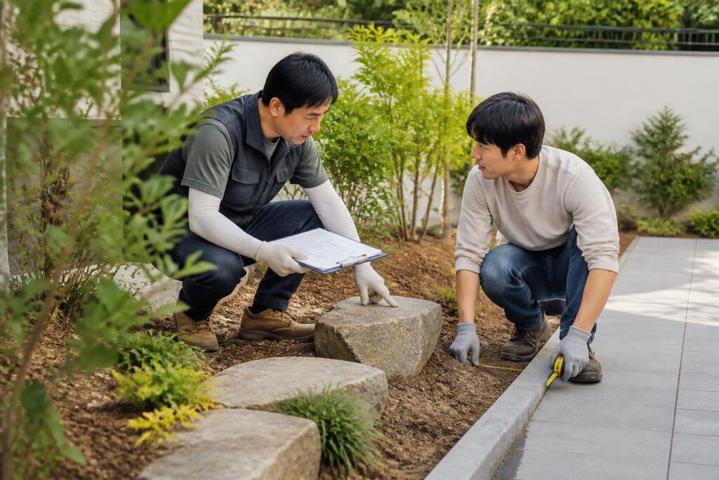 서울 노원구 조경석·경계석 시공 이미지
