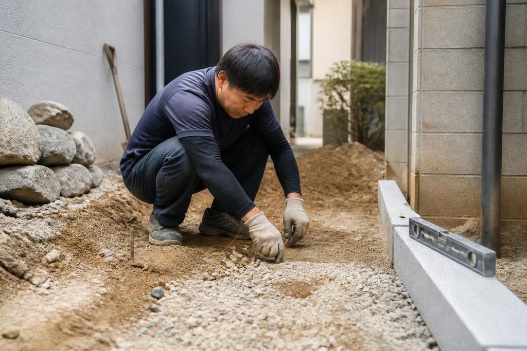 서울 노원구 조경석·경계석 시공 작업 범위와 현장 조건 이미지