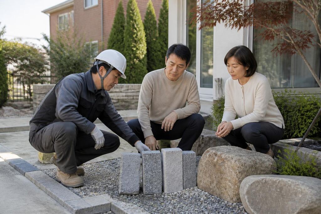 서울 서대문구 조경석·경계석 시공 이미지