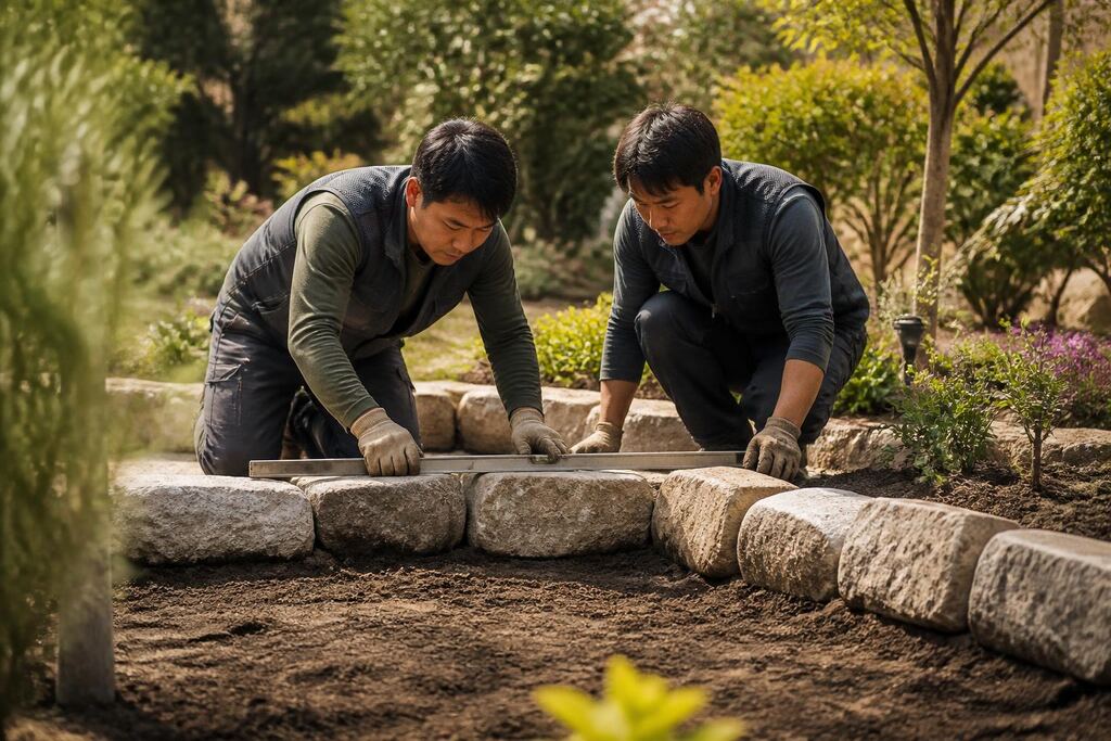 서울 관악구 조경석·경계석 시공 이미지