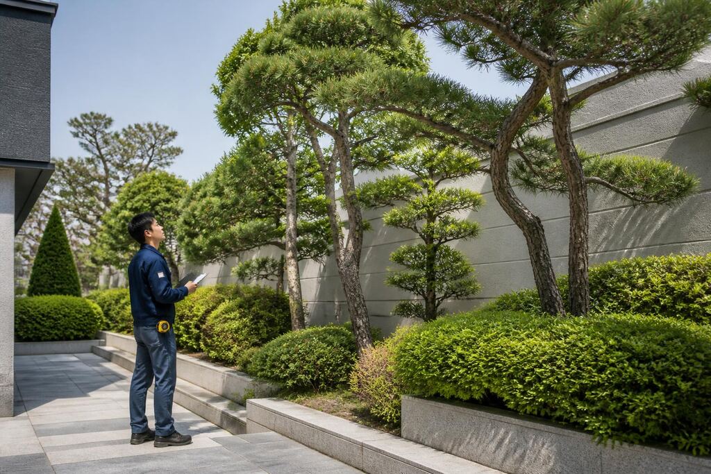 서울 강북구 수목 정리 작업 범위와 현장 조건 이미지