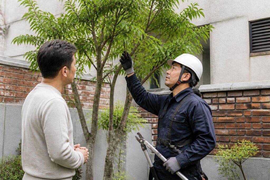 서울 마포구 수목 정리 이미지