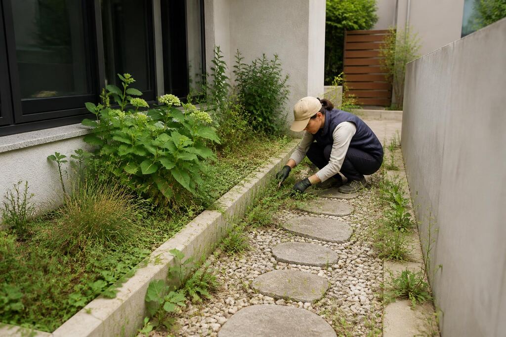 서울 마포구 잡초 제거 작업 범위와 현장 조건 이미지
