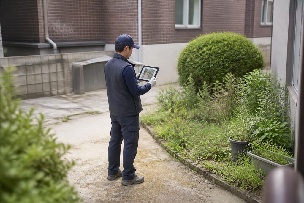 서울 구로구 잡초 제거 이미지