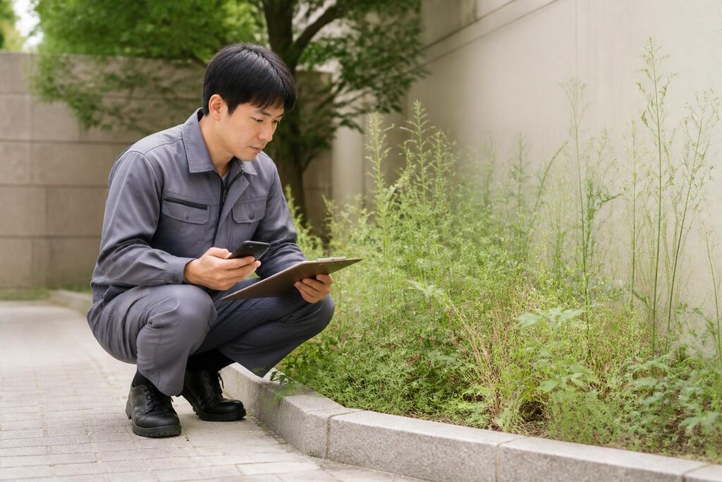 서울 금천구 잡초 제거 이미지
