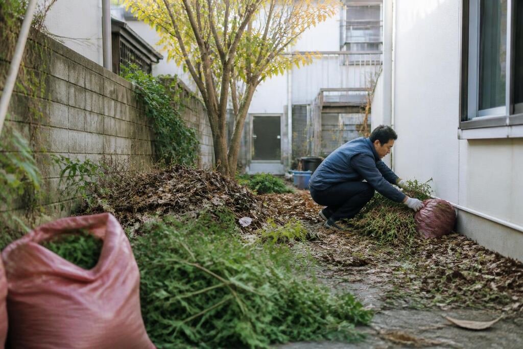 서울 성동구 마당 정리 작업 범위와 현장 조건 이미지
