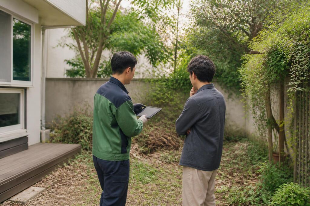 서울 성북구 마당 정리 이미지