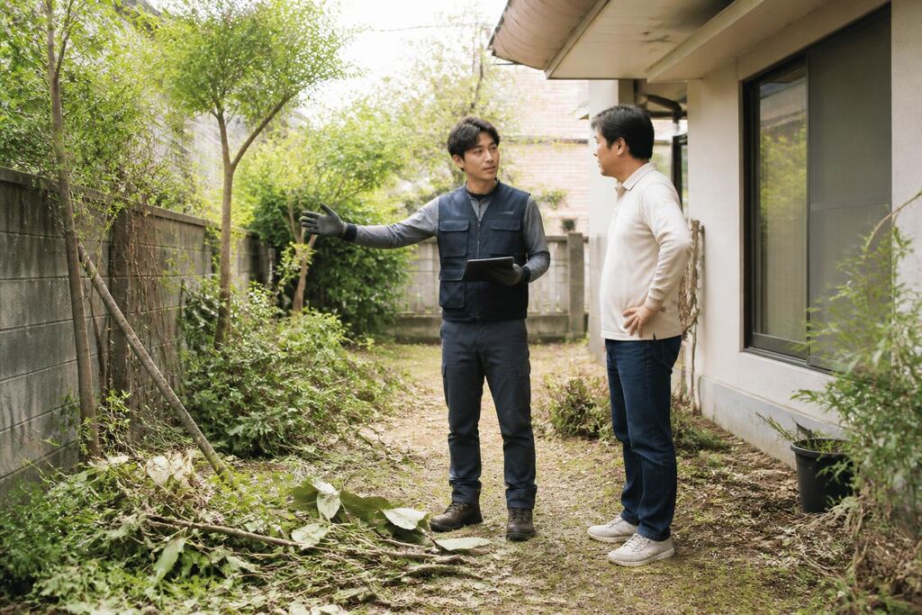 서울 강북구 마당 정리 이미지
