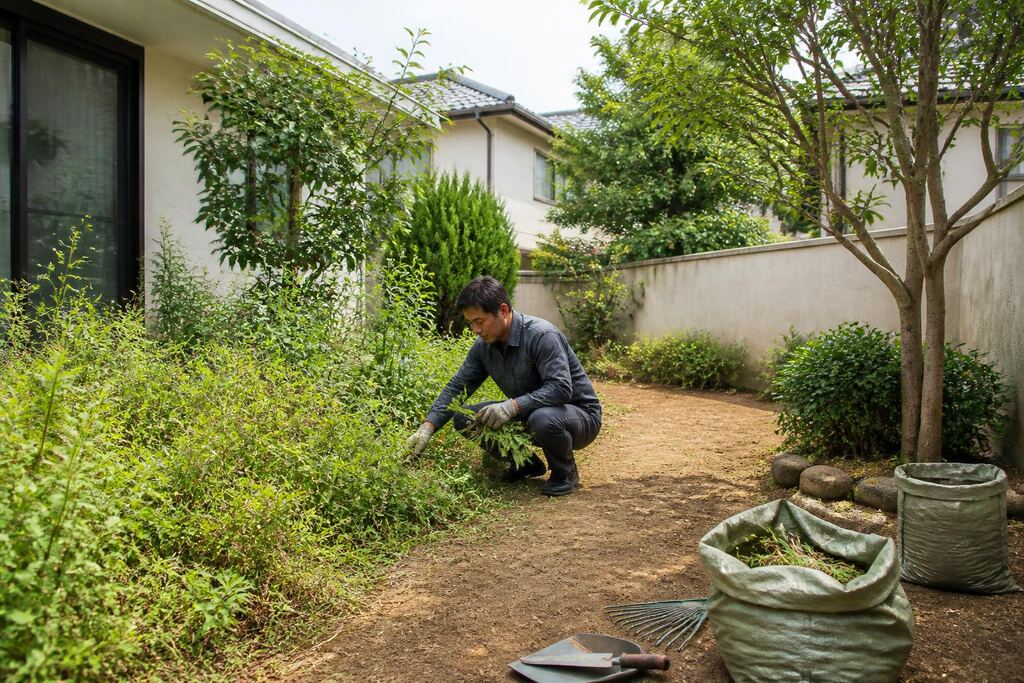 서울 관악구 마당 정리 이미지