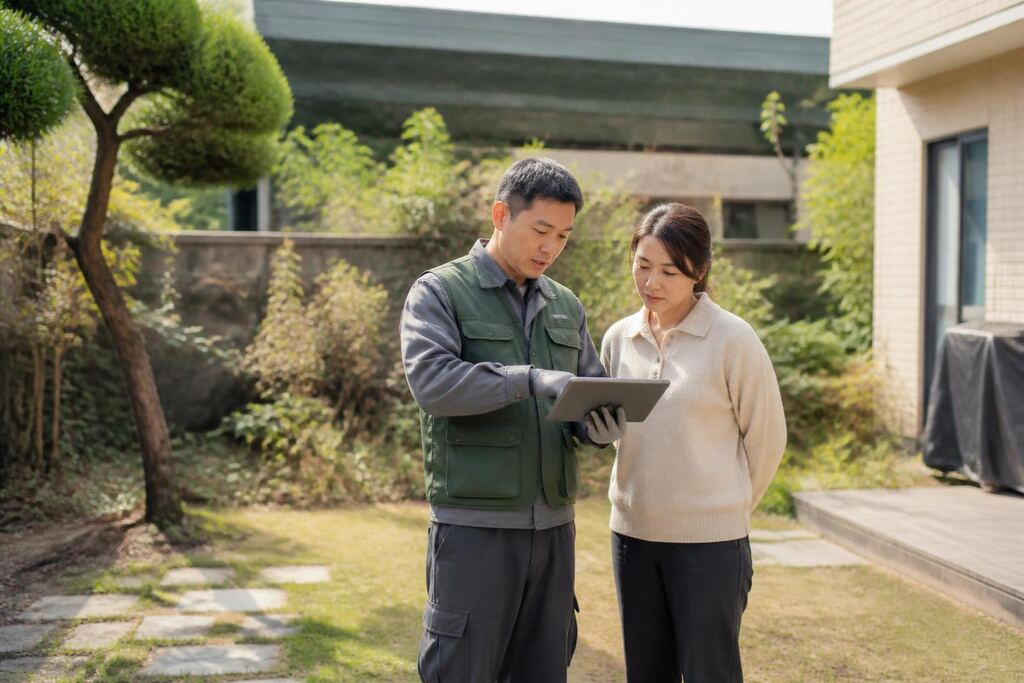 서울 서초구 마당 정리 이미지