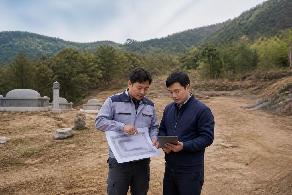 서울 용산구 묘지조성 이미지