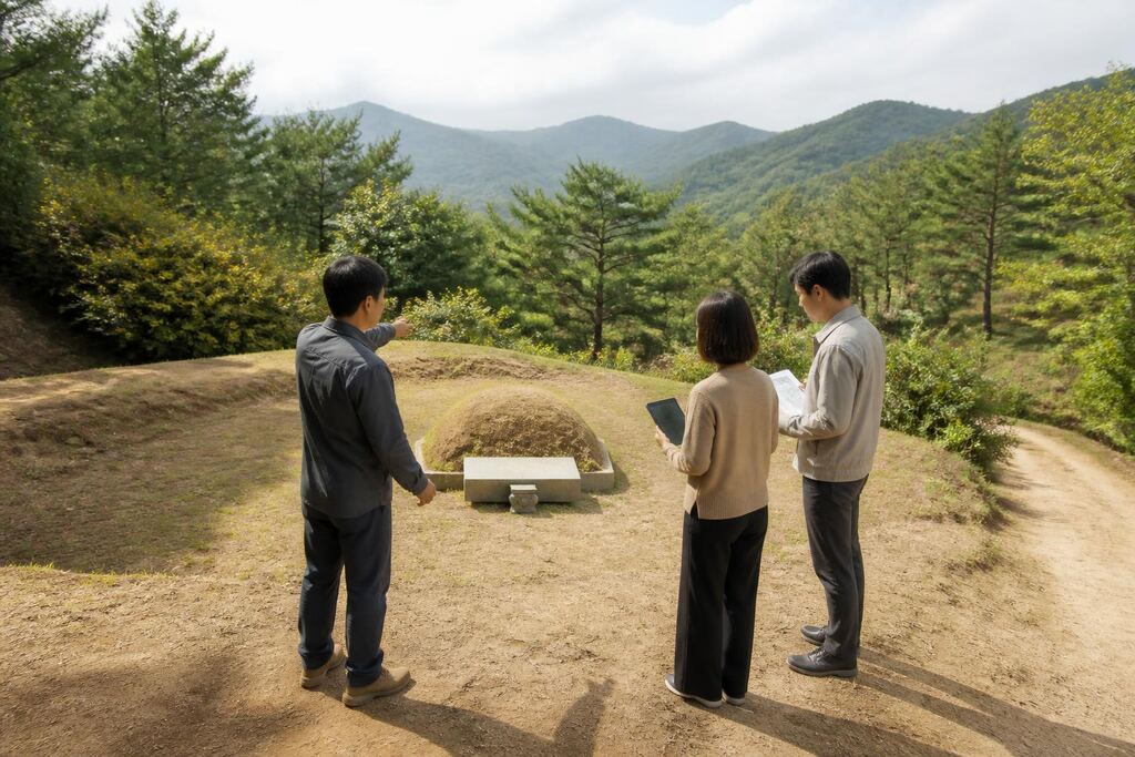 서울 성동구 묘지조성 이미지