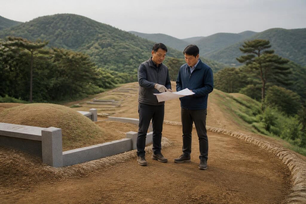 서울 중랑구 묘지조성 이미지