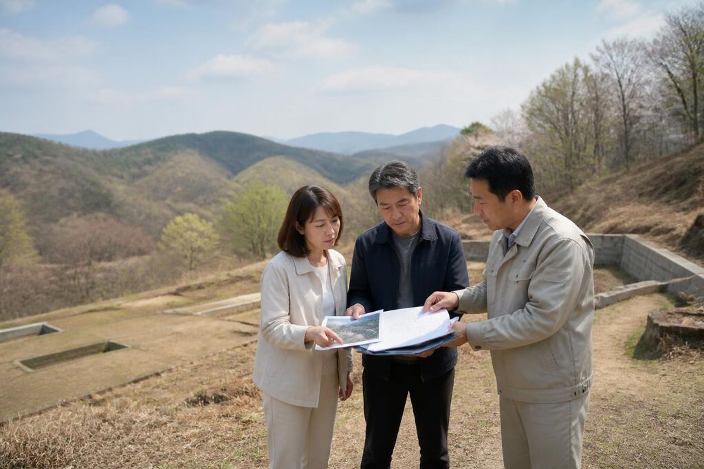 서울 성북구 묘지조성 이미지