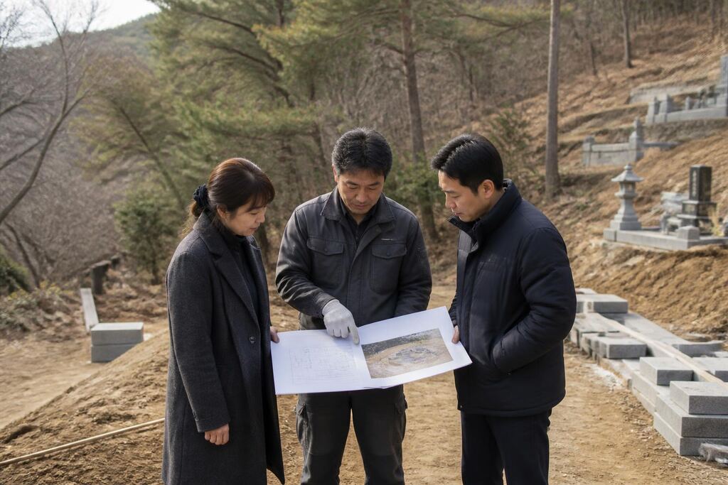 서울 강북구 묘지조성 이미지