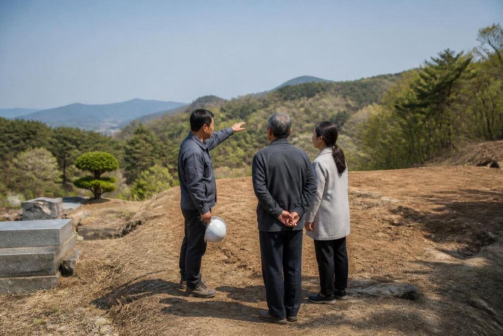 서울 은평구 묘지조성 이미지