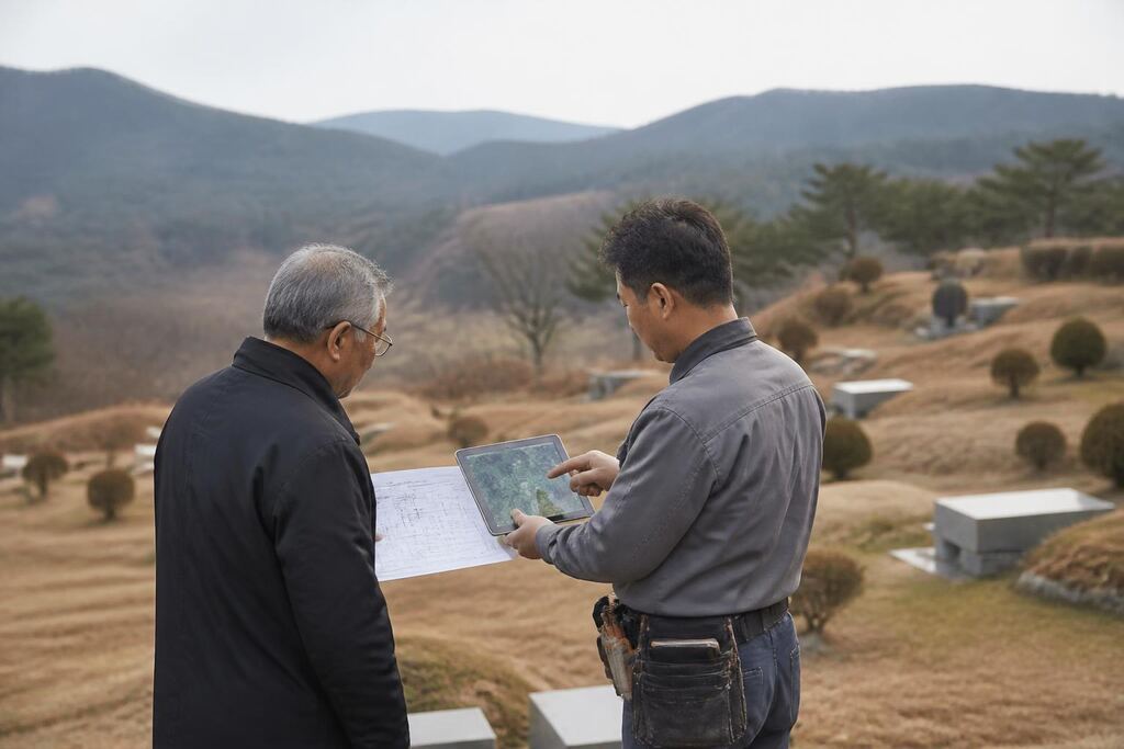 서울 구로구 묘지조성 이미지