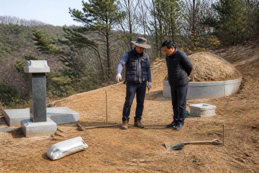서울 관악구 묘지조성 이미지