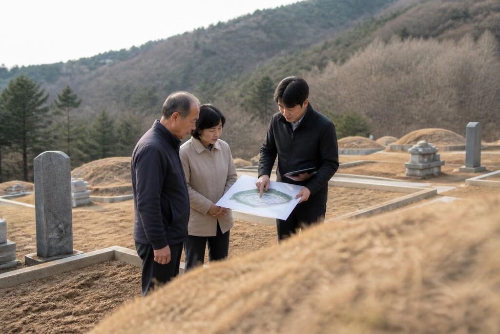 서울 송파구 묘지조성 이미지