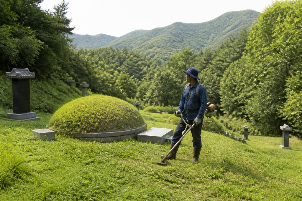 서울 중랑구 묘지관리 이미지
