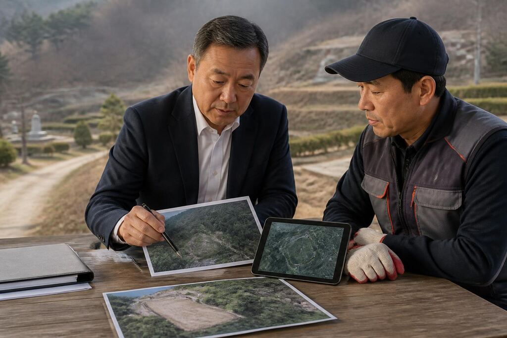 서울 마포구 묘지관리 작업 범위와 현장 조건 이미지