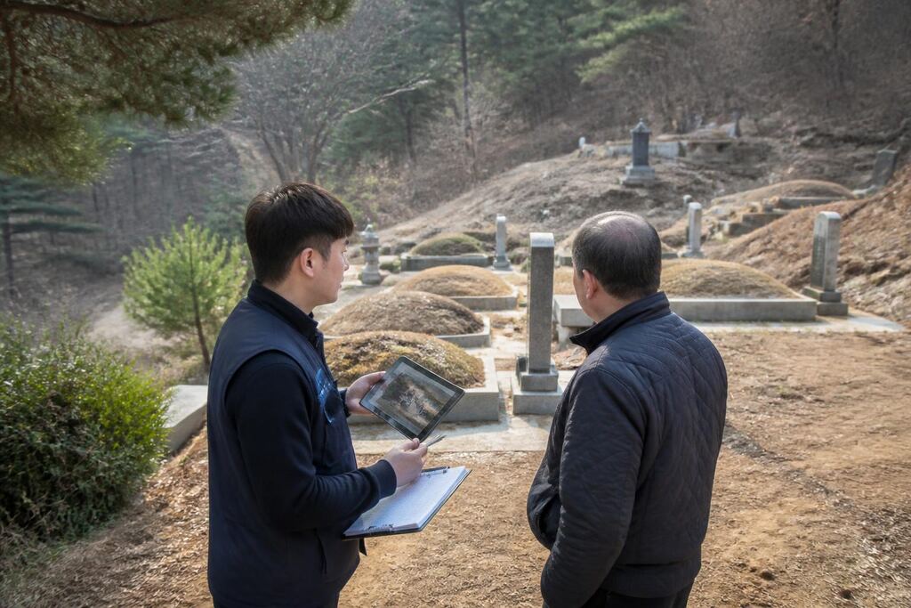 서울 관악구 묘지관리 작업 범위와 현장 조건 이미지