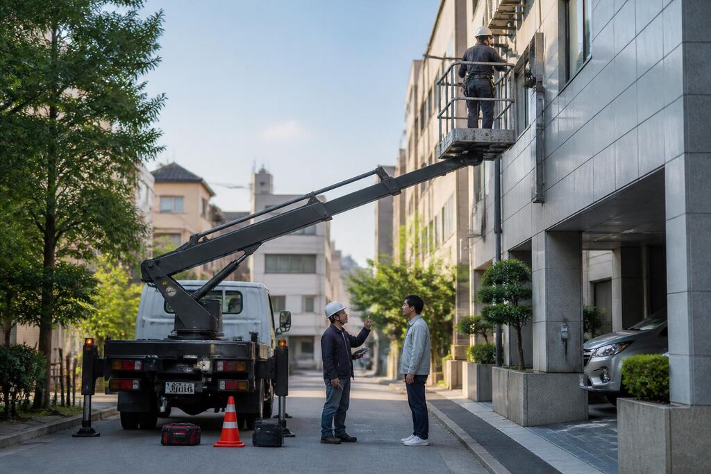서울 동작구 고소작업차 이미지