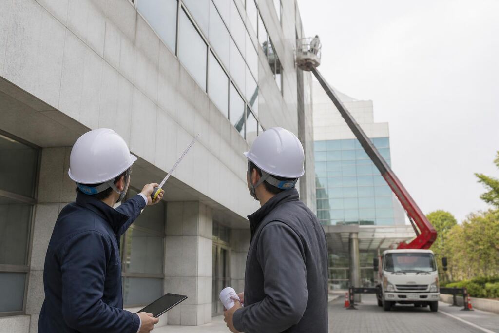 서울 강남구 고소작업차 작업 범위와 현장 조건 이미지