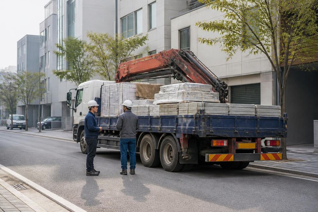 서울 강북구 카고크레인 이미지