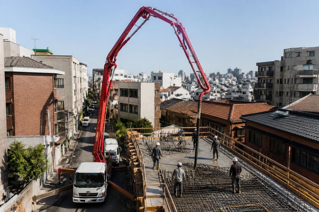 서울 성북구 콘크리트펌프 이미지