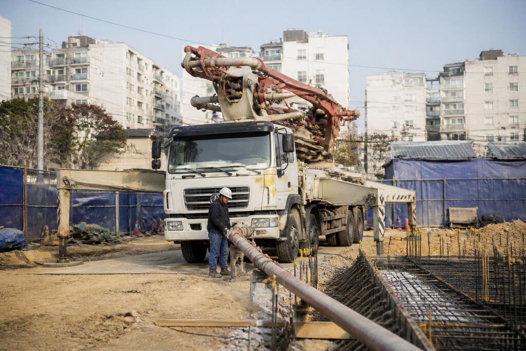 서울 양천구 콘크리트펌프 이미지