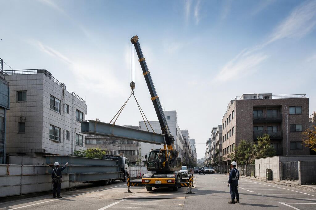 서울 동작구 크레인 이미지