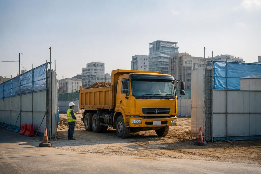 서울 도봉구 덤프트럭 이미지