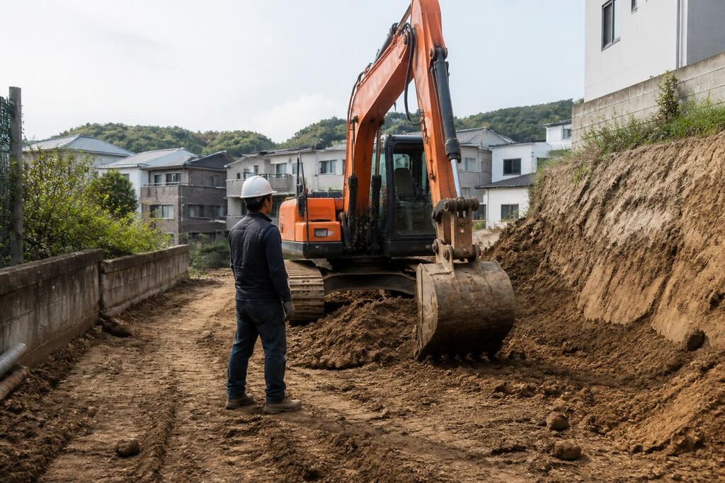서울 성북구 굴착기 이미지
